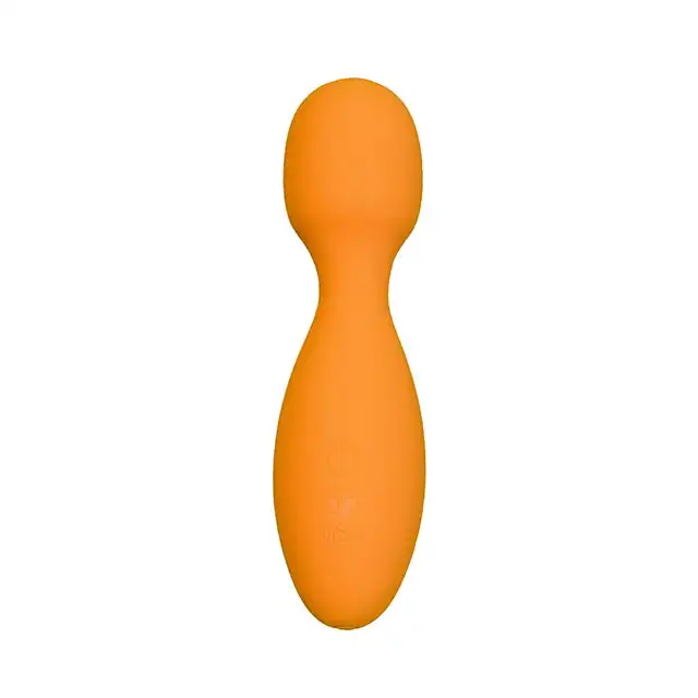 Vibio - Dodson Mini Wand Vibrator Orange. Luksusowy mini wibrator z różdżką. Wszechstronny kształt dla każdego.