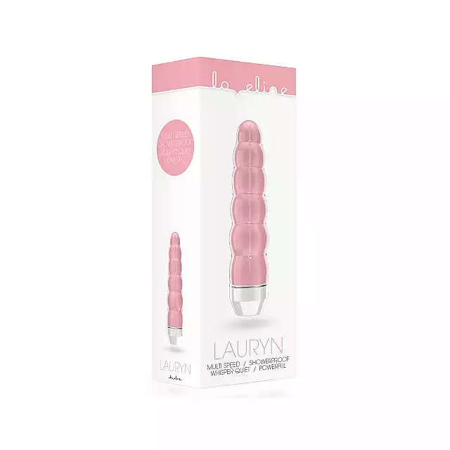 Loveline - Lauryn Vibrator Pink. Poręczny wibrator o kształcie zapewniającym dodatkową stymulację. Mega Sale!
