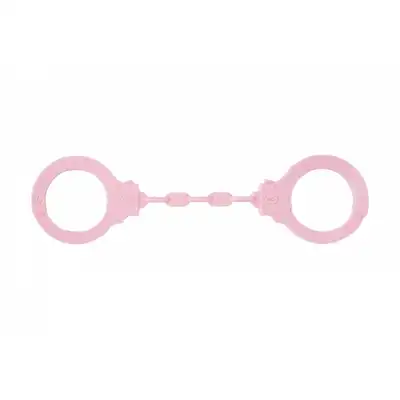 Kajdanki-Silicone Handcuffs Party Hard Suppression Pink