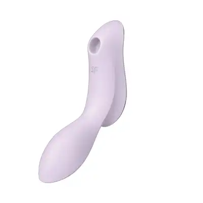 Satisfyer - Curvy Trinity 2. Wibrator łechtaczkowy, ciśnieniowy i punktu G. Wibrator idealny, trzy urządzenia w jednym produkcie