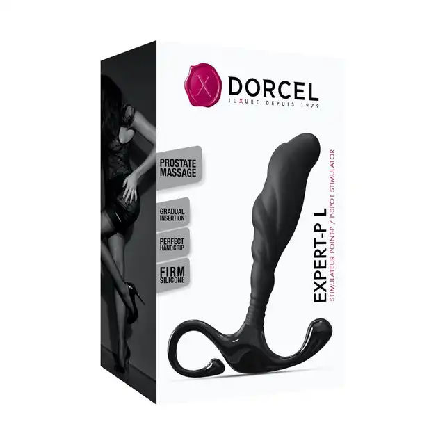 Dorcel - Expert P, rozmiar L. Masażer prostaty, krocza i odbytu. Niepowtarzalna stymulacja erogennych okolic intymnych dla Panów.