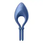 Satisfyer - Bullseye Blue - regulowany, niebieski ring na penisa. Mocniejsza erekcja gwarantowana