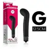 LoveToy - iWhizz G Mini Vibrator Black - czarny gładki wibrator ze specjalną końcówką do stymulacji