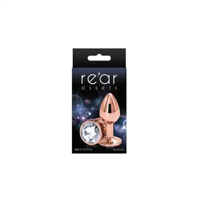 REAR ASSETS ROSE GOLD SMALL CLEAR