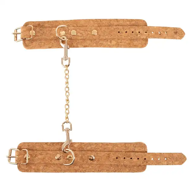 Vegan Fetish - Wrist Cuffs. Wegańskie kajdanki na ręce. Zniewalanie w wegańskim stylu. Idealny prezent do butelki wina.