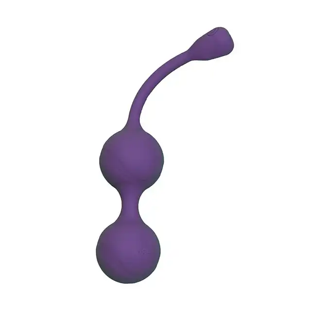 Vibio - Clara Vibrating Kegel Balls Purple. Wibrujące kulki gejszy na aplikację. Idealna zabawka na każdą okazję.
