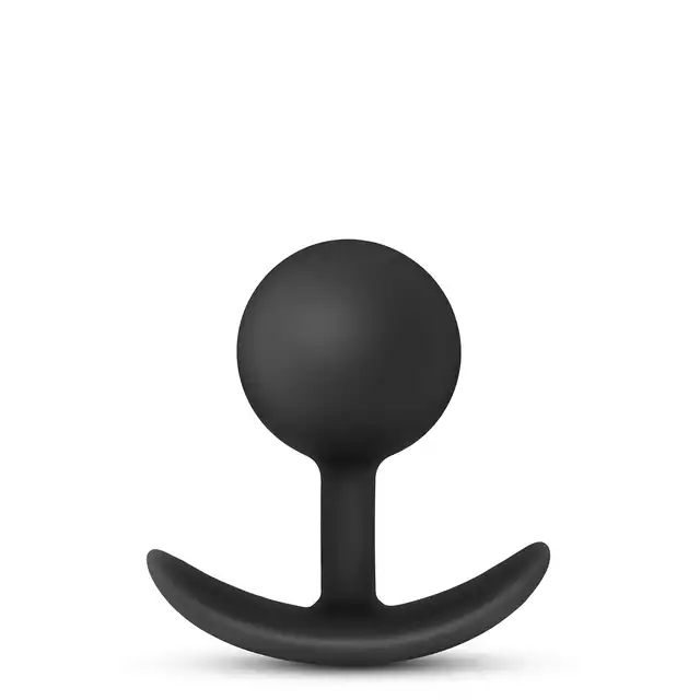 Blush - Anal Adventures Vibra Plug. Wibrujący plug analny z okrągłą główką. Dla fanów analnych wyzwań.