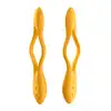 Satisfyer - Elastic Joy Orange - wielofunkcyjny wibrator, zginaj go w każdą stronę!
