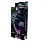 Glamour Glass - Curved Big Wand. Ekskluzywne dwustronne dildo do punktu G ze szkła borokrzemianowego