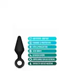 Blush - Anal Adventures Platinum Loop Plug Kit. Zestaw plugów analnych z pierścieniami. Dostarcz sobie przyjemności wyłącznie przy pomocy palca.