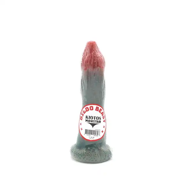 Kiotos Monstar - Dildo Beast 35. Nietypowe dildo waginalno-analne w kształcie smoka.