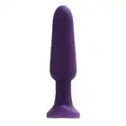 Bump - Deep Purple Anal USB. Plug analny z funkcją pamięci. 10 trybów wibracji, ładowany na USB.