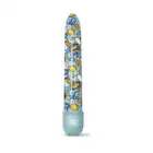 Prints Charming - Pop Tease 7" Blue. Rozkoszny, smukły wibrator z wyjątkowo atrakcyjnym niebieskim printem.