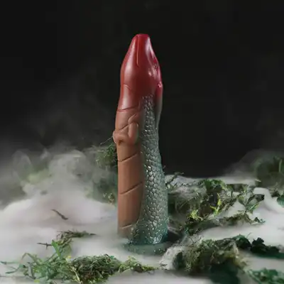 Kiotos Monstar - Dildo Beast 35. Nietypowe dildo waginalno-analne w kształcie smoka.