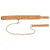 Vegan Fetish - Collar with Leash. Wegański zestaw na szyję z wytrzymałego, korkowego materiału. Idealny prezent do butelki wina.