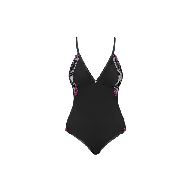 Obsessive -Vanessme body S/M. Seksowne body z elementem bordowej koronki 
