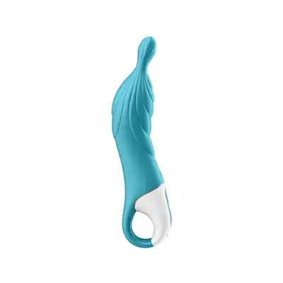Satisfyer - A-Mazing 2 Turquoise - perfekcyjny wibrator do stymulacji punktu A, żłobienia na trzonie. Mega Sale!