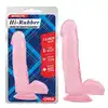 Chisa - Hi-Rubber 7"Dildo Pink. Cudownie miękkie dildo z przyssawką 17,8 cm
