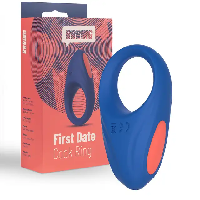 FeelzToys - Rrring First Date Cock Ring. Nowy wibrujący ring dla nowych, mocnych stymulacji i doznań.