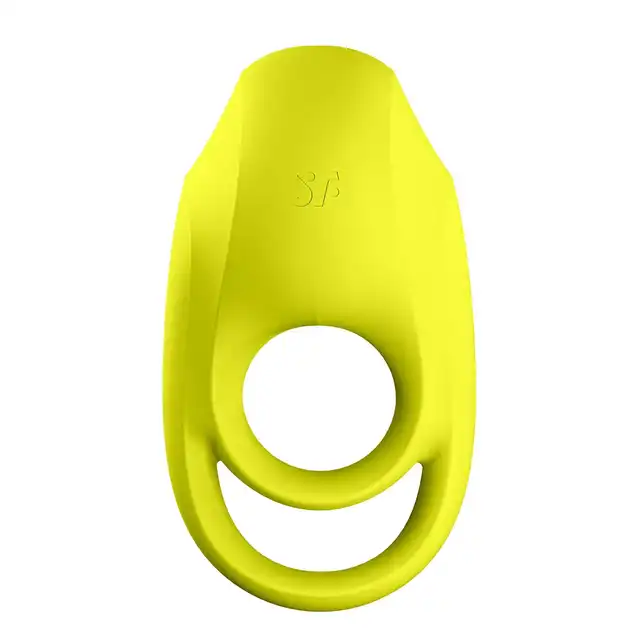 Satisfyer - Spectacular Duo Neon Yellow - innowacyjny, podwójny ring. Stymulacja penisa oraz jąder 