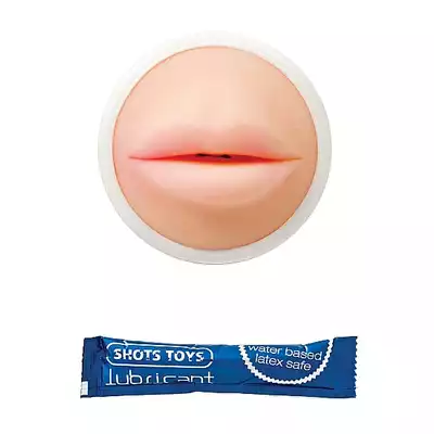ShotsToys -Easy Rider Hot Mouth. Top Produkt! Realistyczny masturbator z efektem grzania z koncówką w kształcie ust. Oralna, ognista przyjemność