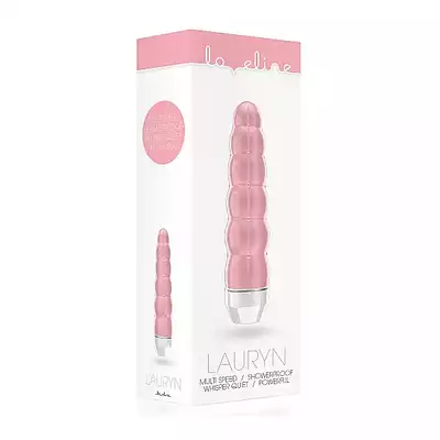 Loveline - Lauryn Vibrator Pink. Poręczny wibrator o kształcie zapewniającym dodatkową stymulację. Mega Sale!