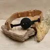 Vegan Fetish - Ball Gag. Wegański knebel z silikonową kulką. Wegański styl. Idealny prezent do butelki wina.