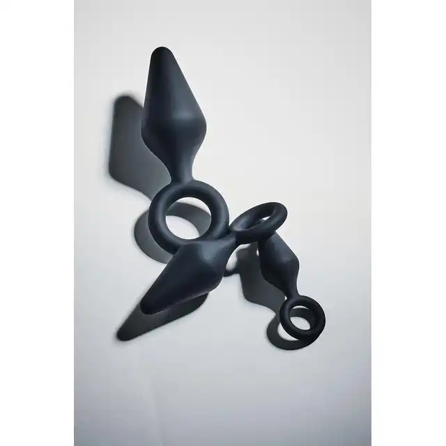 DreamToys - Fantastic Anal Training Kit Ring. Zestaw plugów analnych z pierścieniami. Dostarcz sobie przyjemności przy każdym ruchu palcem.
