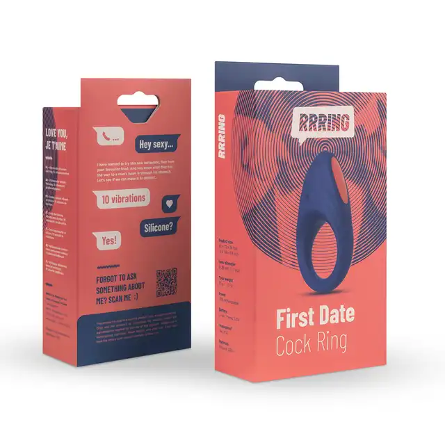 FeelzToys - Rrring First Date Cock Ring. Nowy wibrujący ring dla nowych, mocnych stymulacji i doznań.