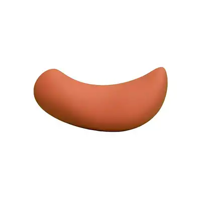 Vibio - Frida Lay-On Vibrator Peach. Luksusowy wibrator na aplikację. Dopasowujący się specjalnie do Twoich miejsc specjalnych.