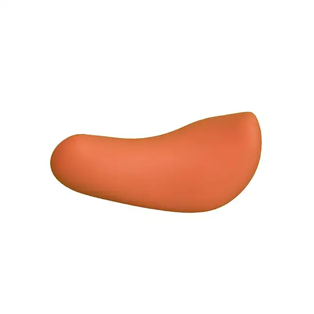 Vibio - Frida Lay-On Vibrator Peach. Luksusowy wibrator na aplikację. Dopasowujący się specjalnie do Twoich miejsc specjalnych.