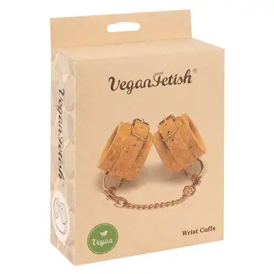 Vegan Fetish - Wrist Cuffs. Wegańskie kajdanki na ręce. Zniewalanie w wegańskim stylu. Idealny prezent do butelki wina.