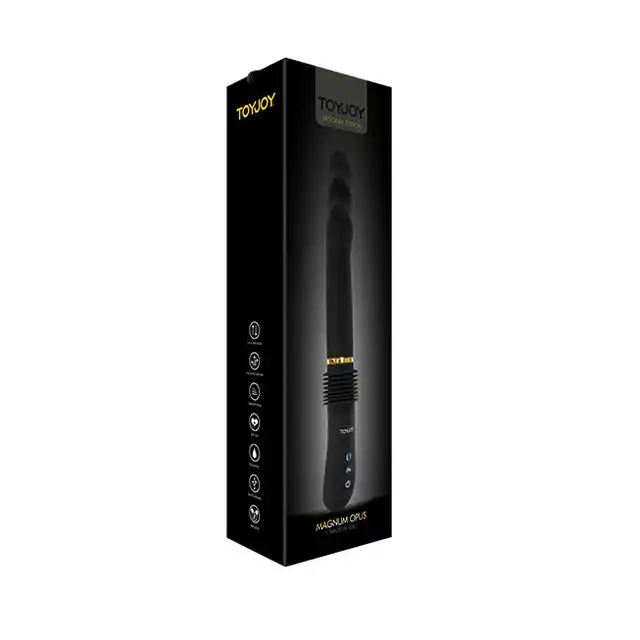 ToyJoy - Magnum Opus Thruster - wibrator premium z ruchem posuwistym. Wydłużenie aż o 8 cm! 