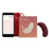 Vibio - Frida Lay-On Vibrator Red Wine. Luksusowy wibrator na aplikację. Dopasowujący się specjalnie do Twoich miejsc specjalnych.