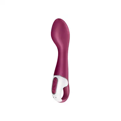 Satisfyer - Hot Spot Berry - podgrzewany wibrator, kształt idealny do stymulacji punktu G!