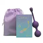 Vibio - Clara Vibrating Kegel Balls Purple. Wibrujące kulki gejszy na aplikację. Idealna zabawka na każdą okazję.
