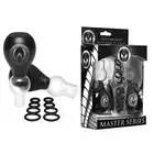 Master Series - Pyramids Nipple Amplifier. Pompki na sutki z wzmacniacniającymi doznania pierścieniami.