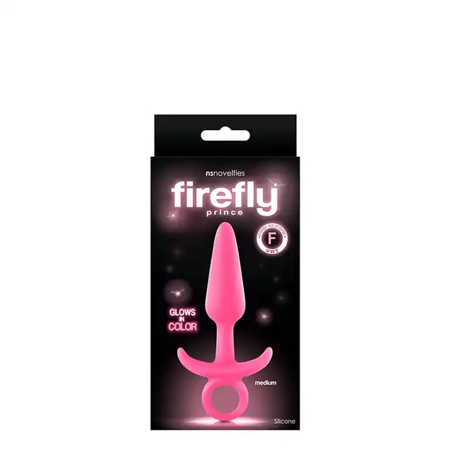 NsNovelties - Firefly Prince Medium Plug. Niezwykły świecący w ciemnościach plug analny 