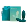 Vibio - Rivera Vibrating Anal Plug Green. Wibrująca wtyczka analna z obracającymi się koralikami u podstawy. Podwójna analna przyjemność.
