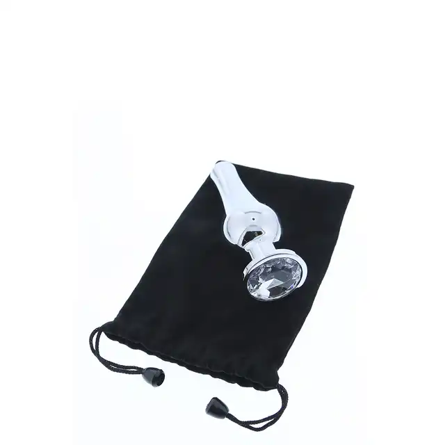 Dream Toys - Gleaming Love Pleasure Set Silver. Srebrny, smukły zestaw treningowy plugów analnych z kryształkami.