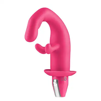 NMC - Finger C Vibrator Pink. Nieduży, zaskakujący wibrator podwójny. Pozwól sobie na podwójną rozkosz.
