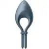 Satisfyer - Bullseye Dark Blue - regulowany, ciemnoniebieski ring na penisa. Mocniejsza erekcja gwarantowana
