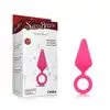 Chisa - SweetBreeze Candy Plug S Pink - różowa wtyczka analna, z poręcznym uchwytem. Zanurz się w przyjemności! 