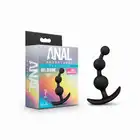 Anal Adventures - Small Anal Beads 11 cm. Profilowane małe koraliki analne w formie wtyczki. Silikon utwardzany platyną 