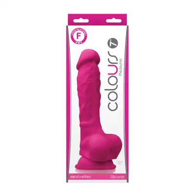 COLOURS PLEASURES 7" DILDO PINK