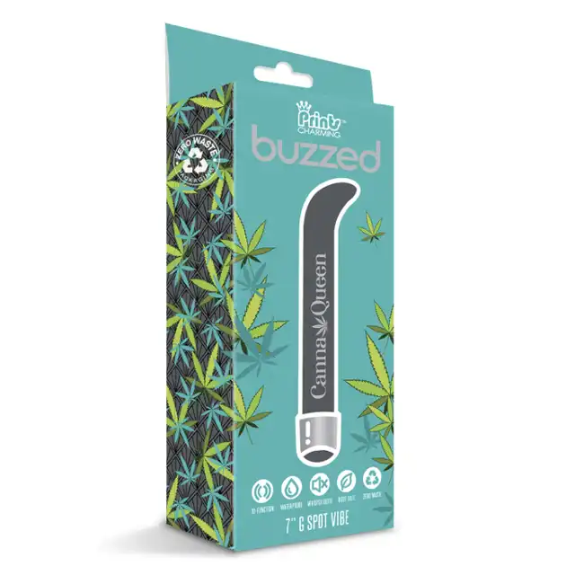 Prints Charming Buzzed - Canna Queen 7". Stylowy wibrator stworzony specjalnie do stymulacji Twojego punktu G.