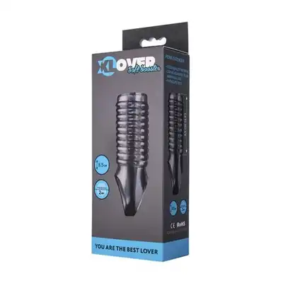 XLover - Penis sleeve 11cm - nakładka na penisa z pierścieniem na mosznę. Niesamowite źródło przyjemności!