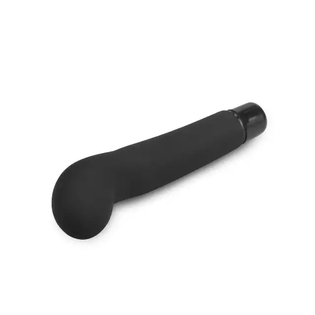 LoveToy - iWhizz G Mini Vibrator Black - czarny gładki wibrator ze specjalną końcówką do stymulacji