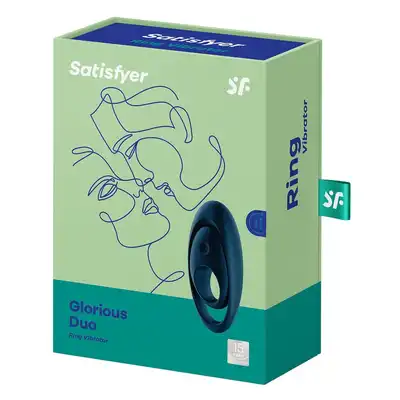 Satisfyer - Glorious Duo Blue - podwójna stymulacja jąder i penisa. Zwiększona erekcja