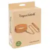 Vegan Fetish - Collar with Leash. Wegański zestaw na szyję z wytrzymałego, korkowego materiału. Idealny prezent do butelki wina.